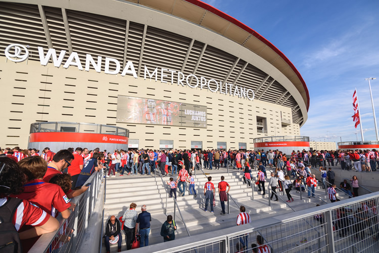 Photo of the Stadium Steps in Madrid